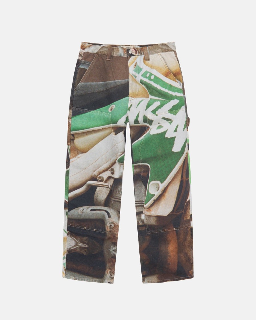 Bottoms Radial | Work Pant Canvas Baja Print