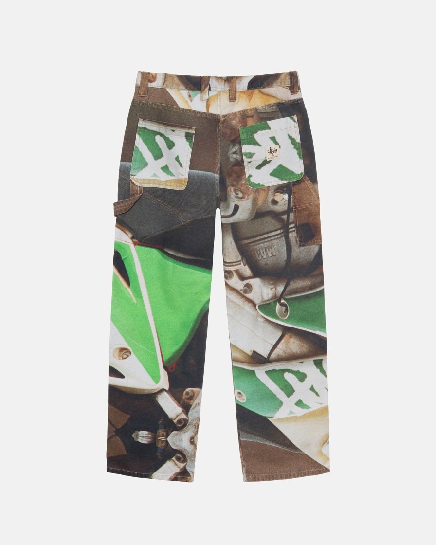 Bottoms Radial | Work Pant Canvas Baja Print