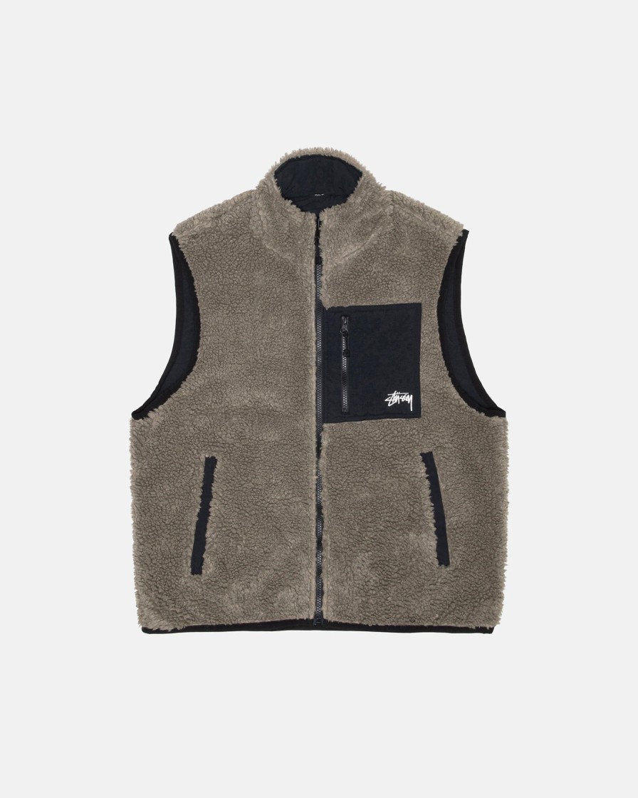 Outerwear Radial | Sherpa Reversible Vest