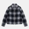 Shirts Radial | Zip Sherpa Shadow Plaid