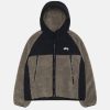 Outerwear Radial | Sherpa Paneled Hooded Jacket