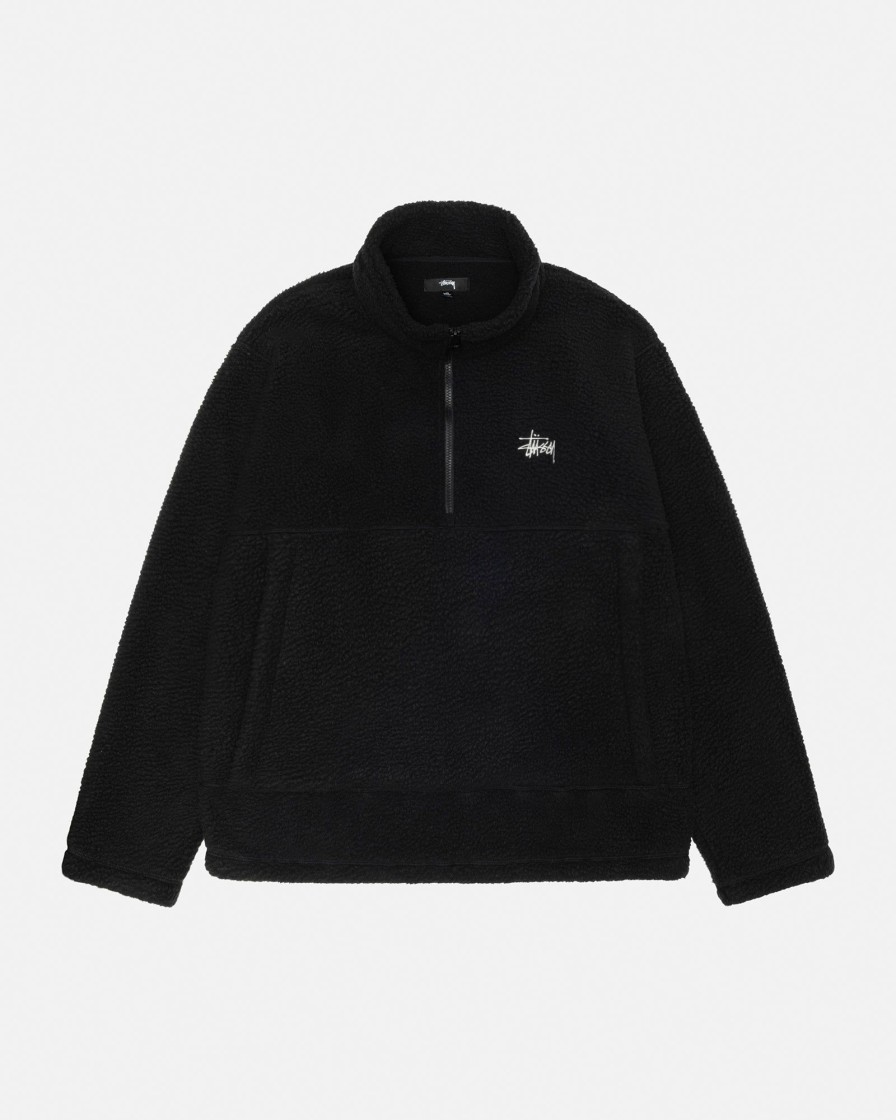 Outerwear Radial | Polar Fleece Half Zip Mock Neck