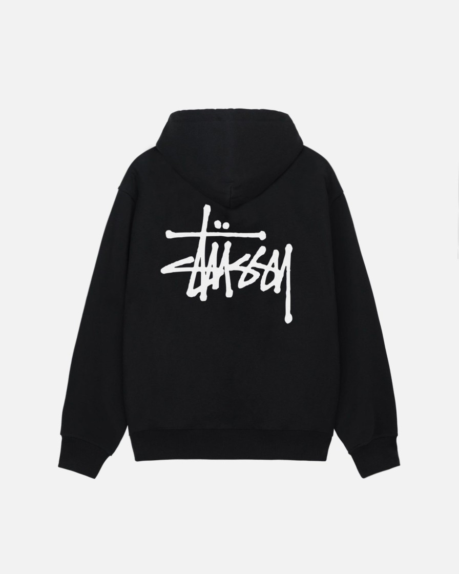 Sweats Radial | Basic Stussy Zip Hoodie