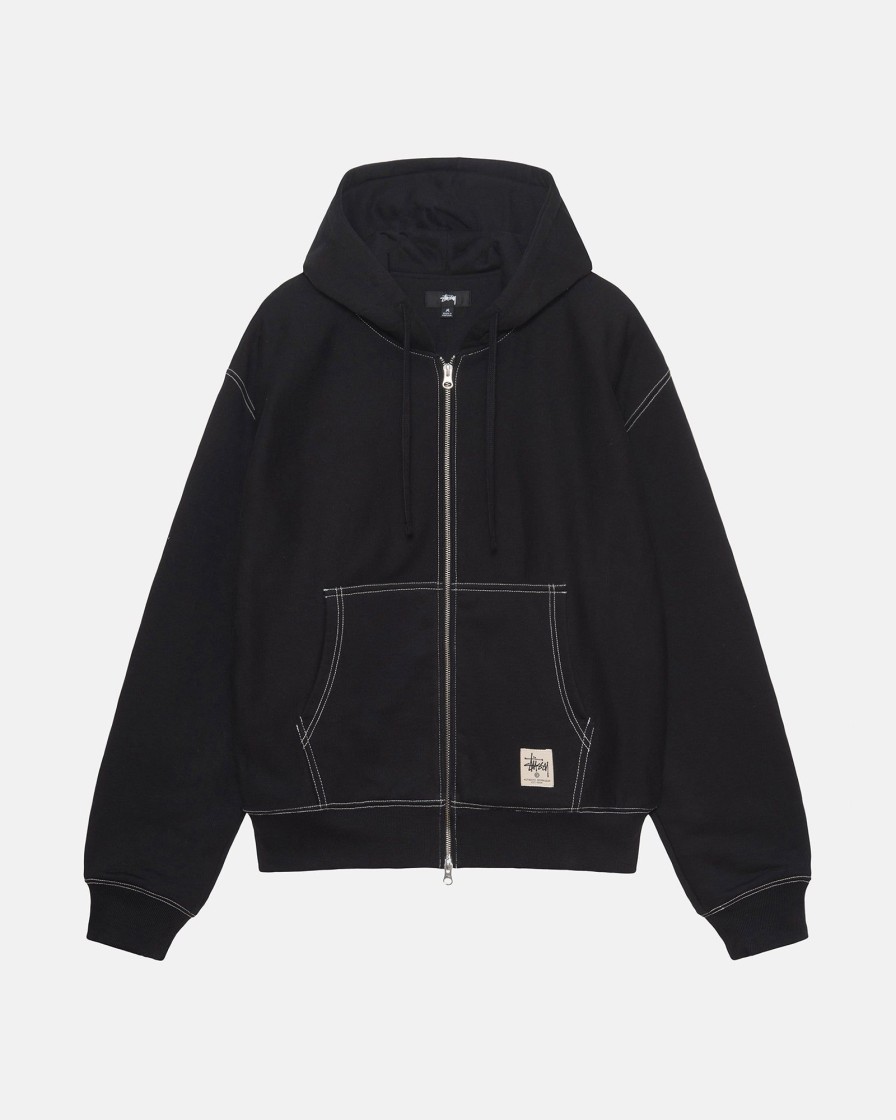 Sweats Radial | Double Face Label Zip Hoodie