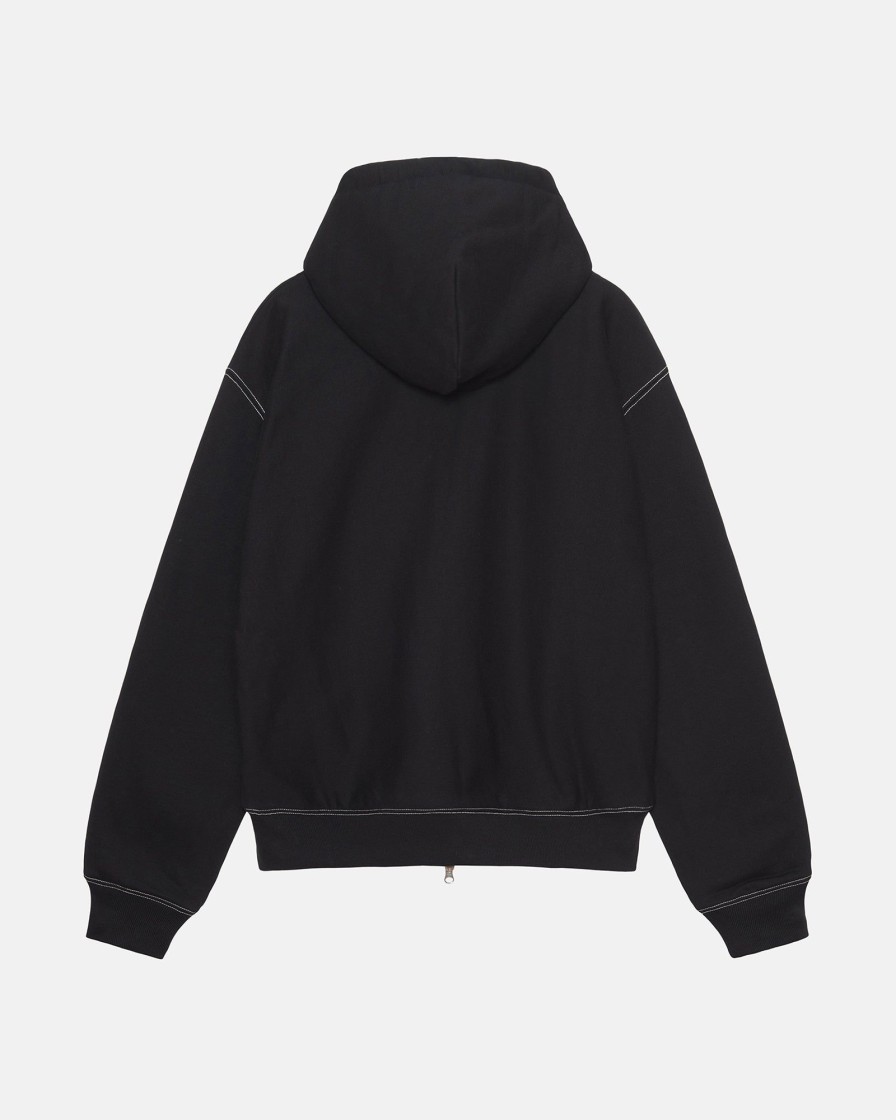 Sweats Radial | Double Face Label Zip Hoodie