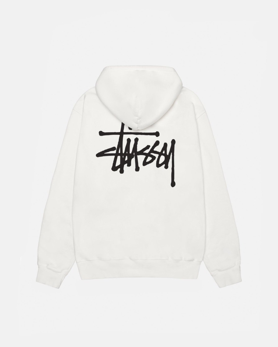 Sweats Radial | Basic Stussy Hoodie Pigment Dyed