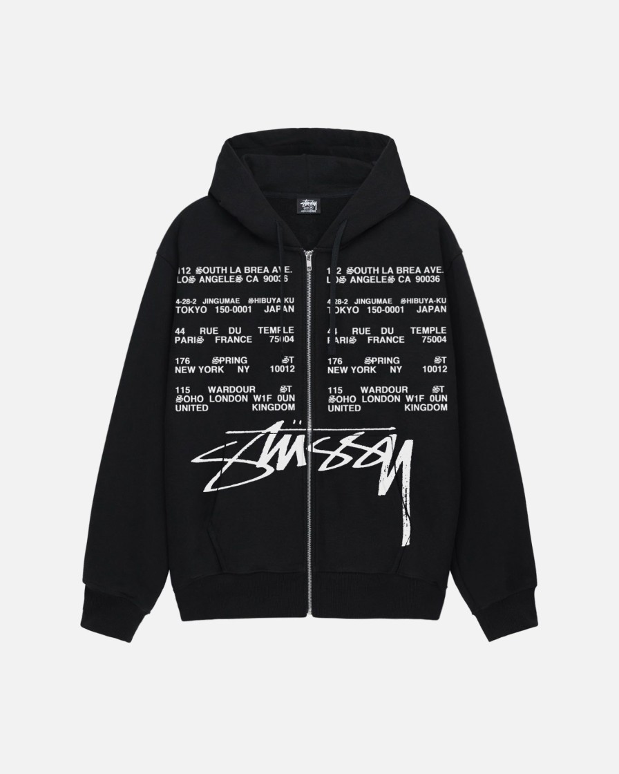 Sweats Radial | Locations Zip Hoodie