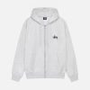 Sweats Radial | Basic Stussy Zip Hoodie