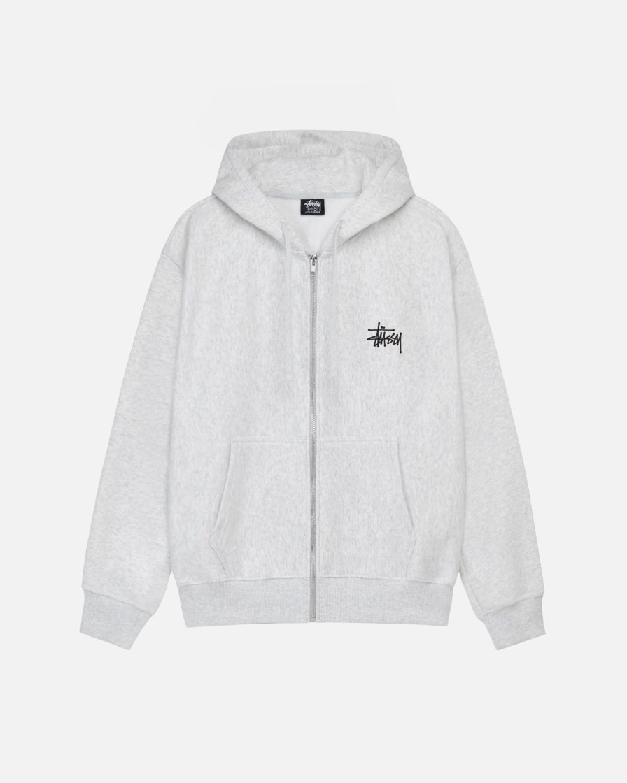 Sweats Radial | Basic Stussy Zip Hoodie