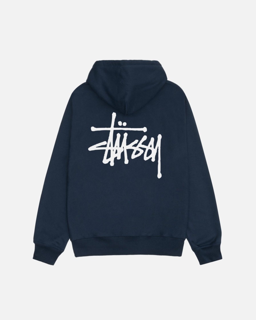 Sweats Radial | Basic Stussy Zip Hoodie