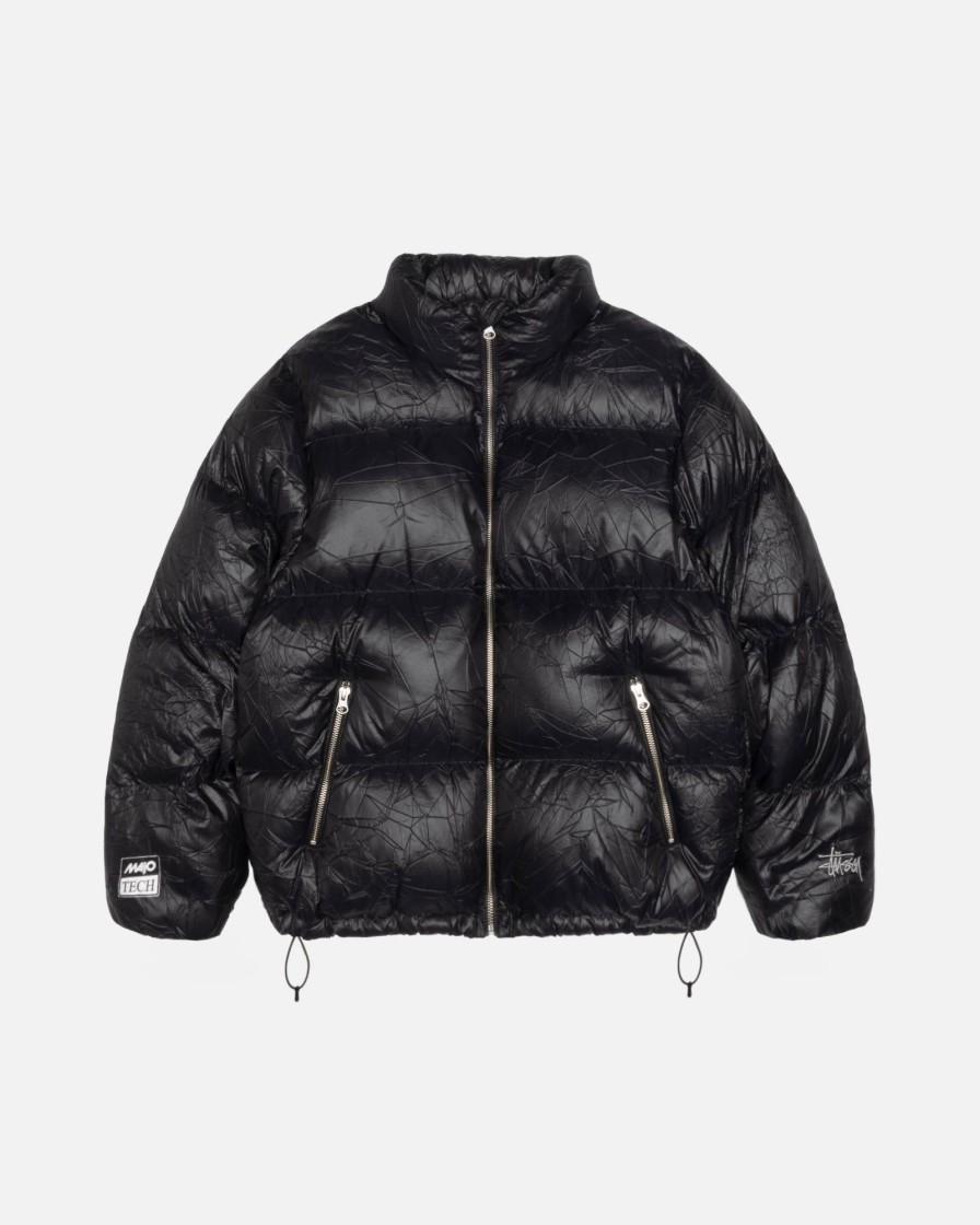 Outerwear Radial | Down Puffer Wrinkled Nylon