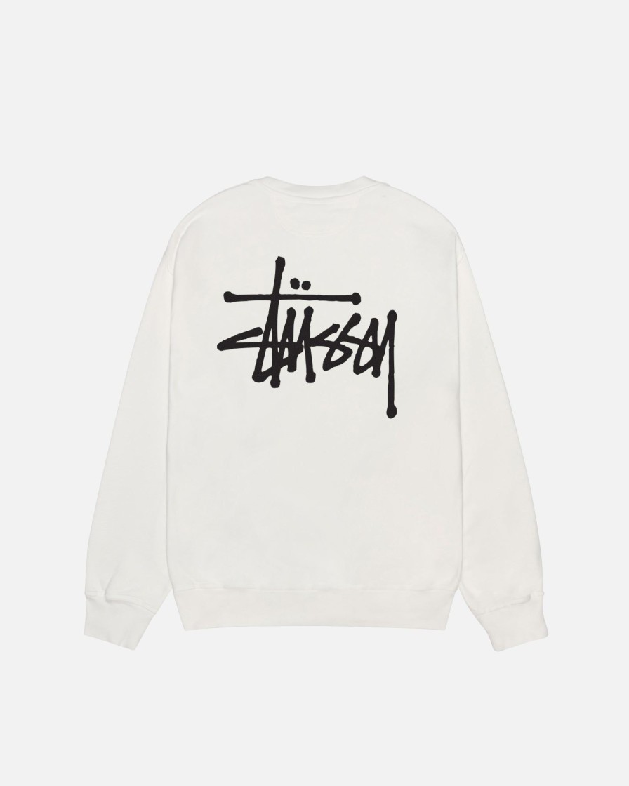 Sweats Radial | Basic Stussy Crew Pigment Dyed