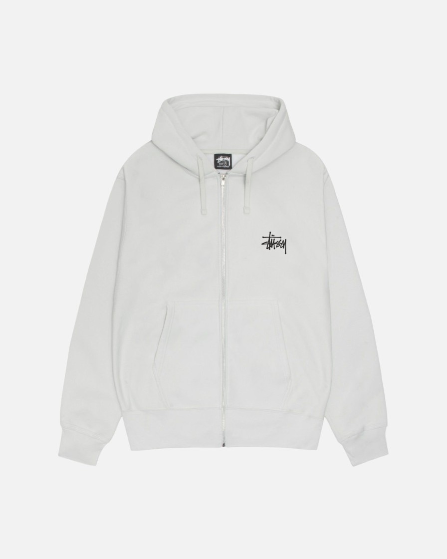 Sweats Radial | Basic Stussy Zip Hoodie