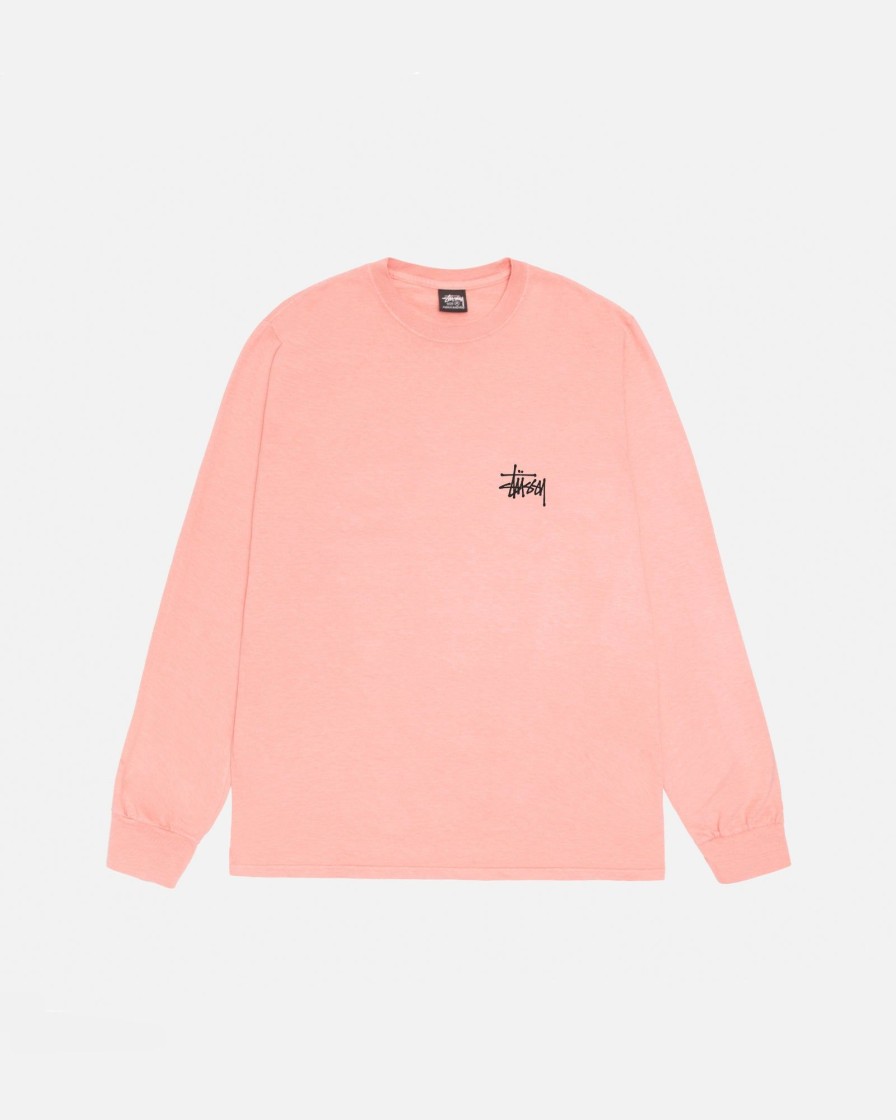 Tees Radial | Basic Stussy Ls Tee Pigment Dyed